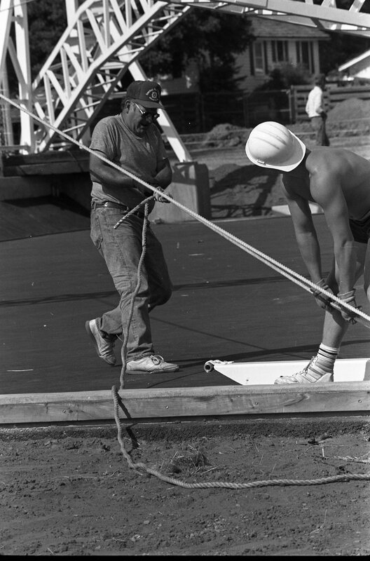 1988 Campus, Tennis Courts Construction 27