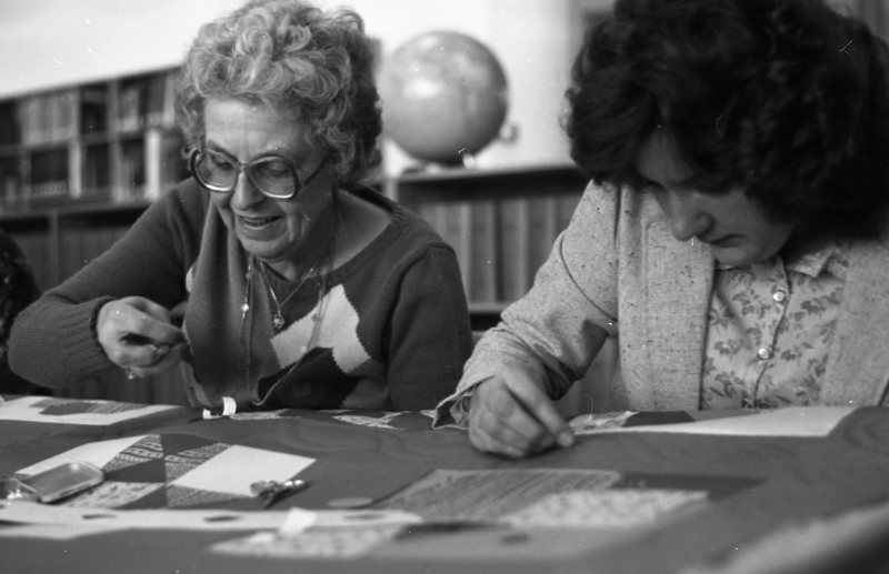 1981 Pierce Library, Fund Raising Quilt 13
