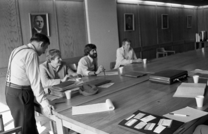 1985 Meeting at the Hoke Hall Conference Room 01
