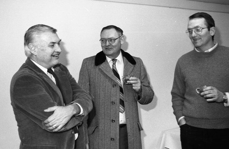 1986 Chancellor William "Bud" Davis, Employee Reception 01