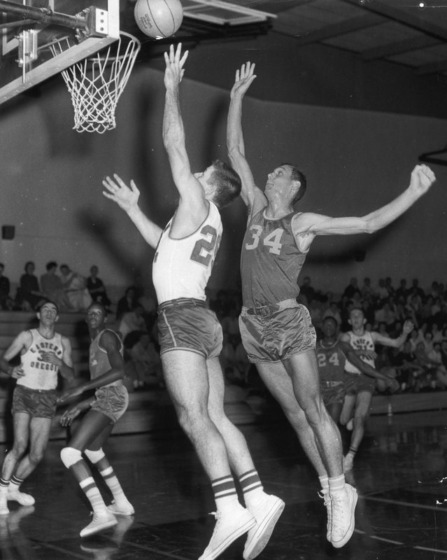 1961 Basketball Action
