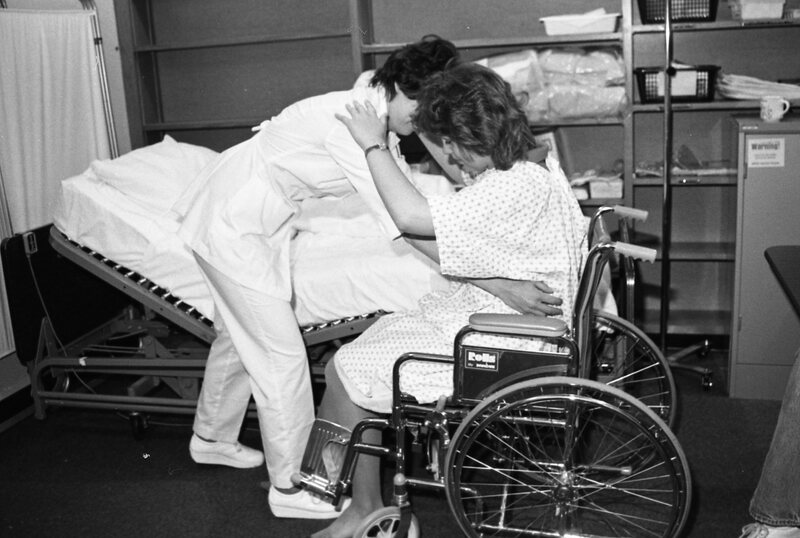 1986 Nursing Program, Wheelchair Assistance 03