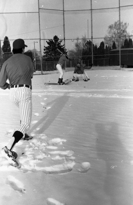 1988 Baseball Practice in Snow 01
