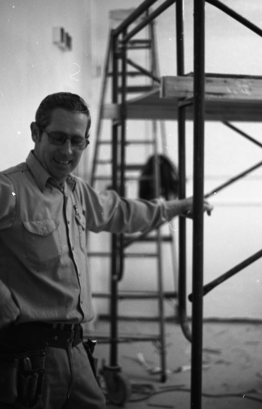 1981 Employee, Installing Panels 01
