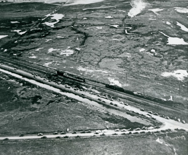 Train Wreck, Collision Aerial 2