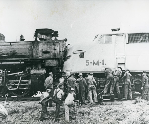 Train Wreck, Collision 1