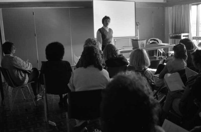 1985 Classroom, First Day of Classes Lecture 02