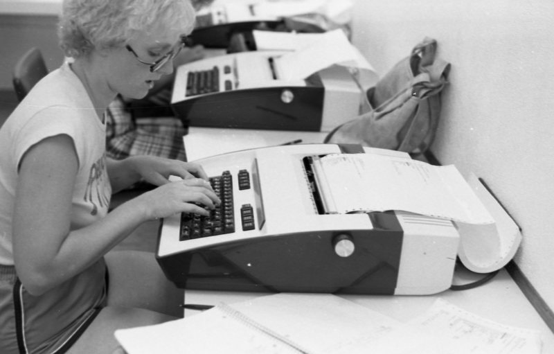 1981 Students, Typing 14