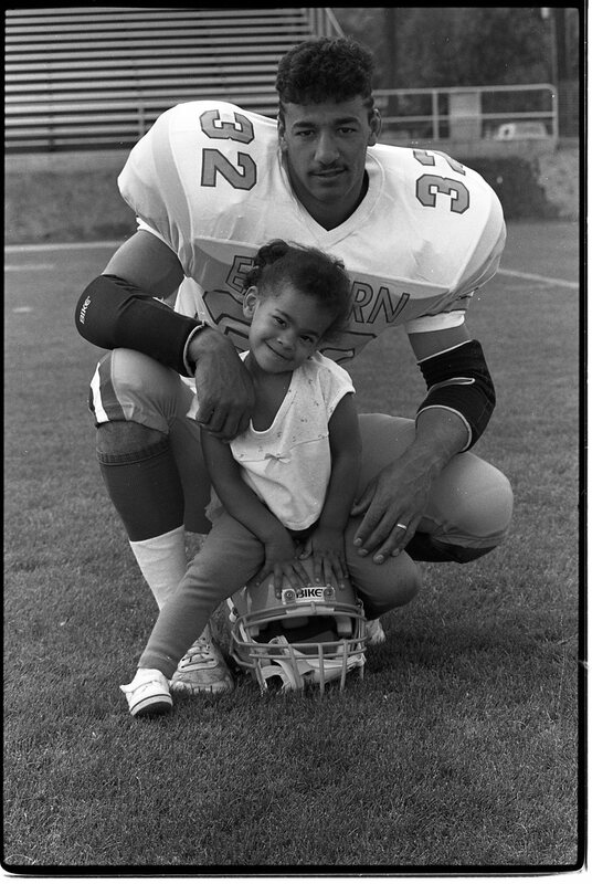 1989 Football Player, Brian Sap and Daughter 03