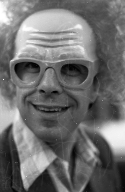 1980 Student, Clown Mask