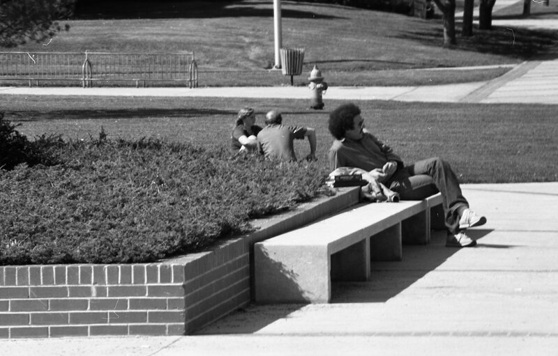 1985 Students, May Outdoor Candid Shots 10