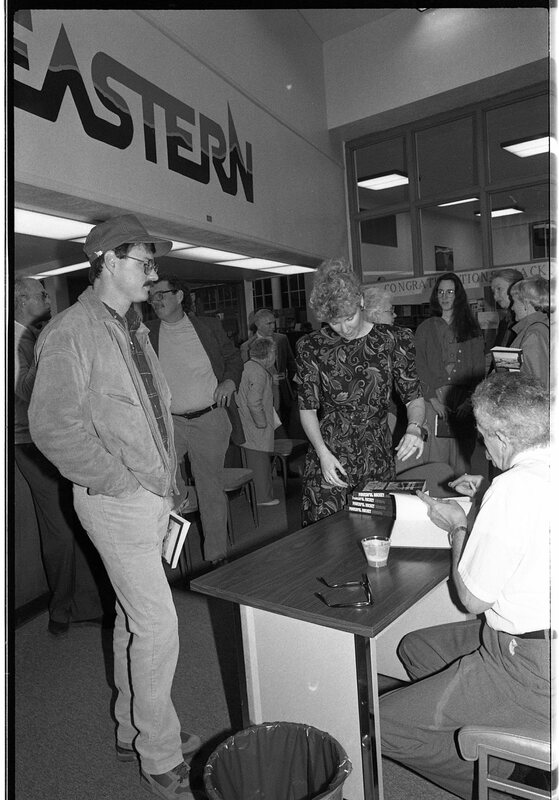 1991 Jack Evans, "Powerful Rockey" Book Signing 06