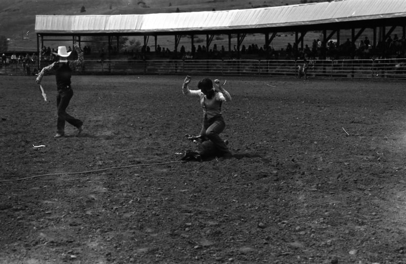 1981 Rodeo, Goat Roping 04