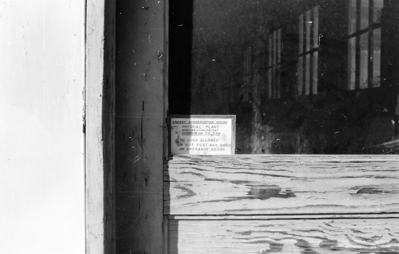 1980 Facilities Door