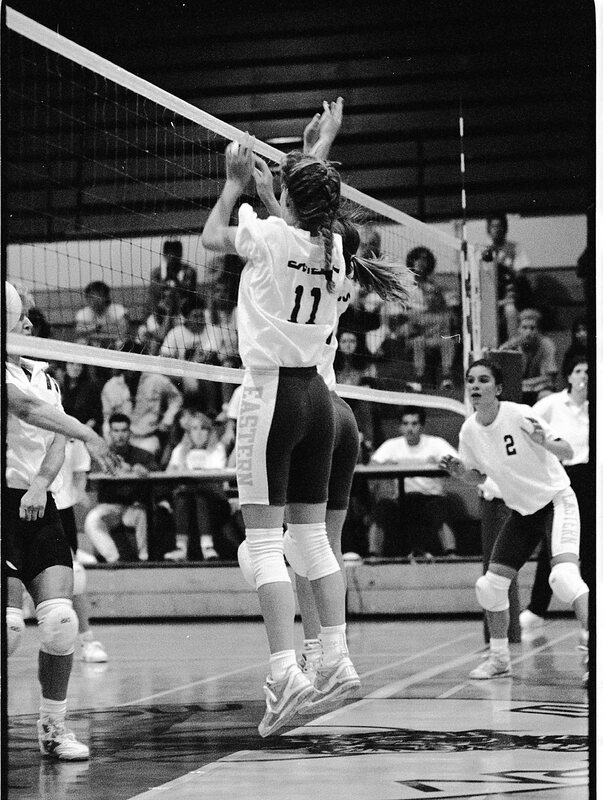 1991 Volleyball Action, Lewis & Clark at EOSC 09