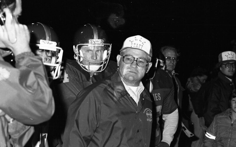 1978 Football, Mountie Alumni Game, Coaching 02
