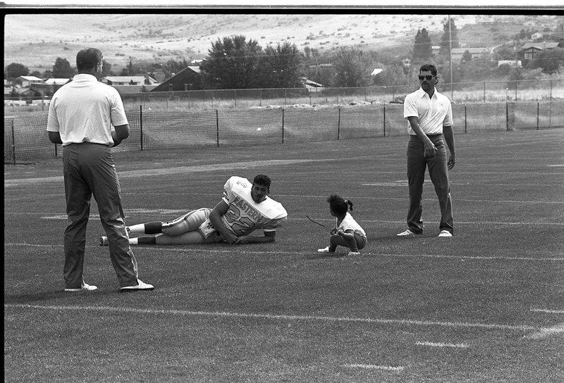 1989 Football Player, Brian Sap and Daughter 01