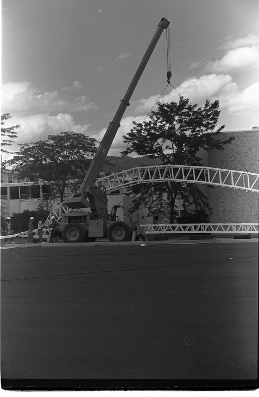 1988 Campus, Tennis Courts Construction 08