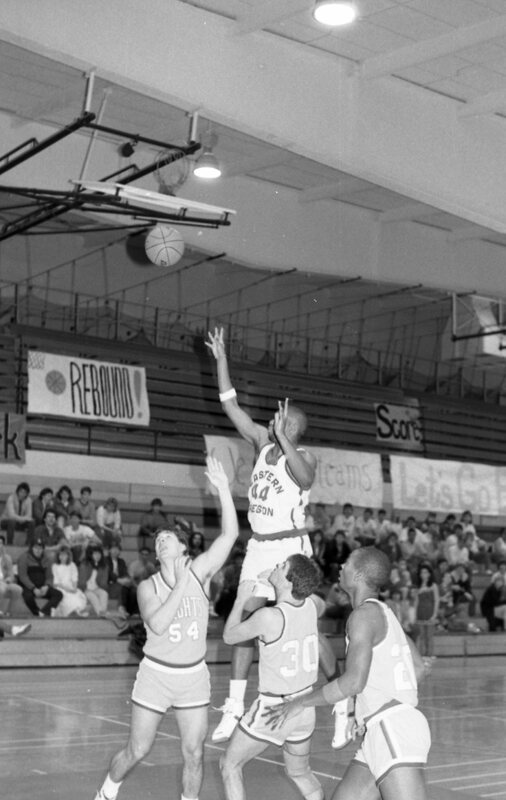 1988 Basketball Action, Knights at EOSC 11