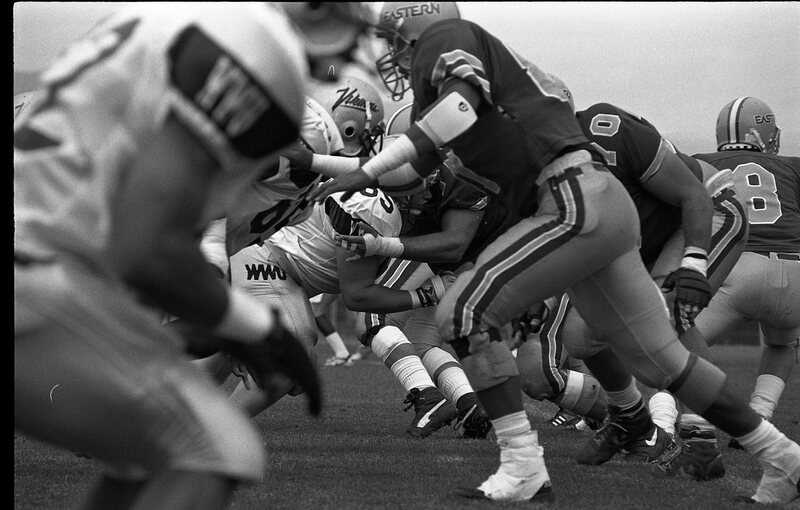 1991 Football Action, Western Washington University at EOSC 09