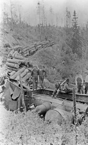 Logging Train, Wreck 1