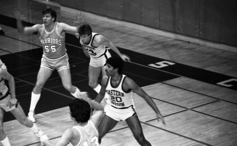 1984 Basketball Action, EOSC vs. LCSC 12