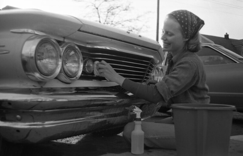 1978 Students, Car Washing 02