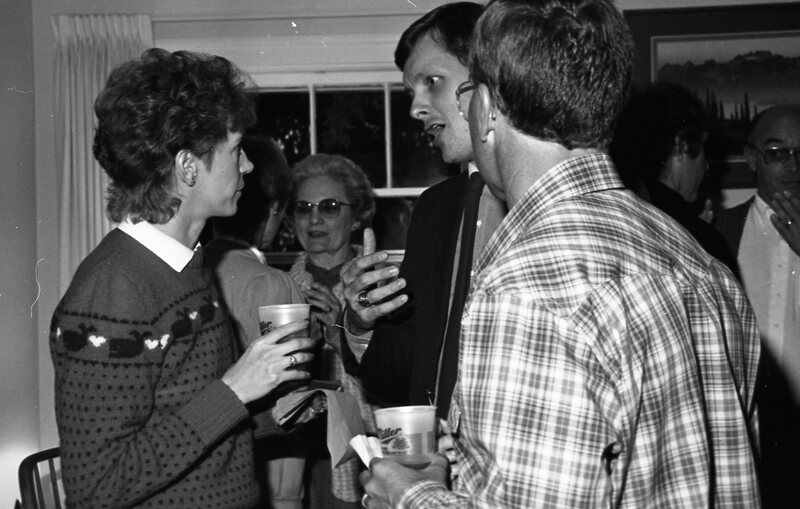 1986 Employees, Reception at the President's House 09