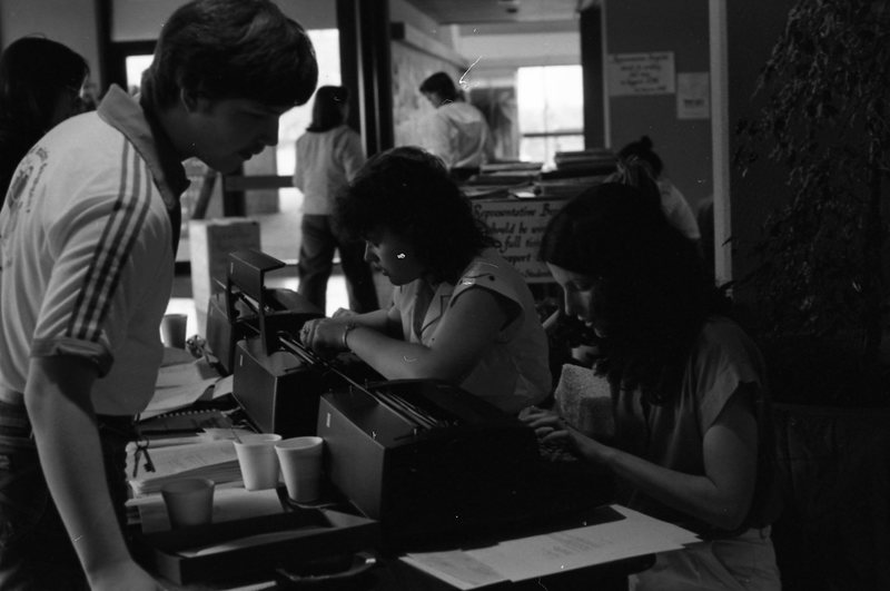 1981 Students, Typing 03