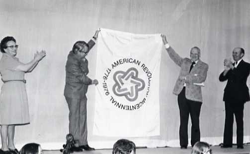 1976 Flag Presentation, Bicentennial