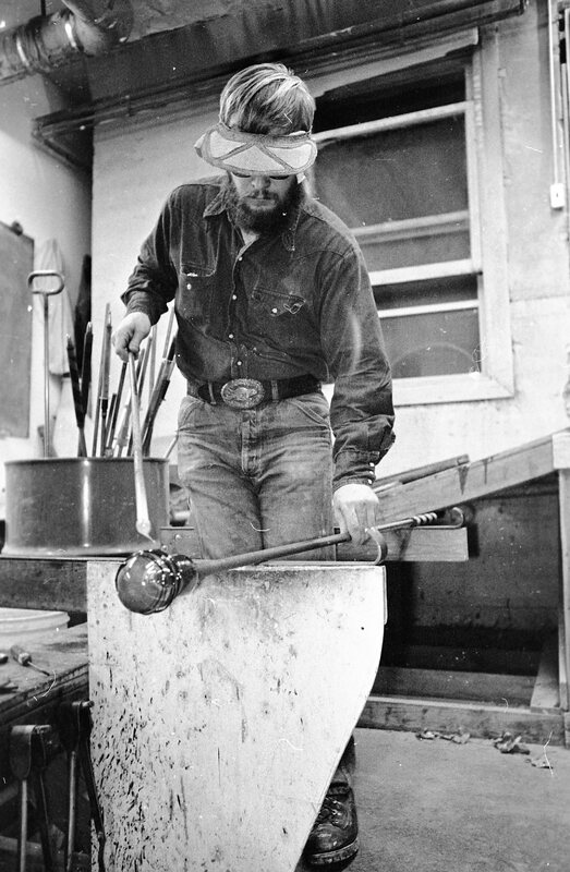 1974 Art, Glass Sculpting 05