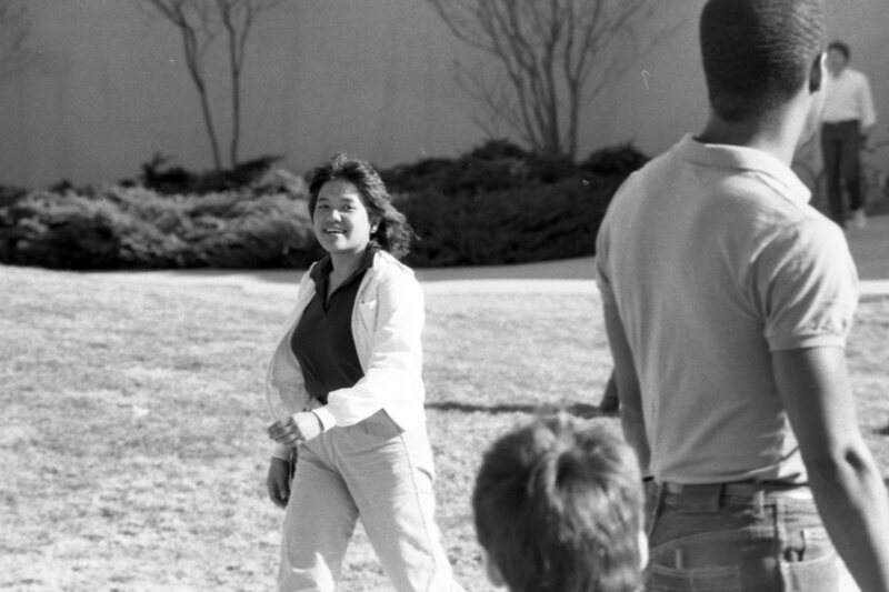 1986 Students, Outdoors in March 36