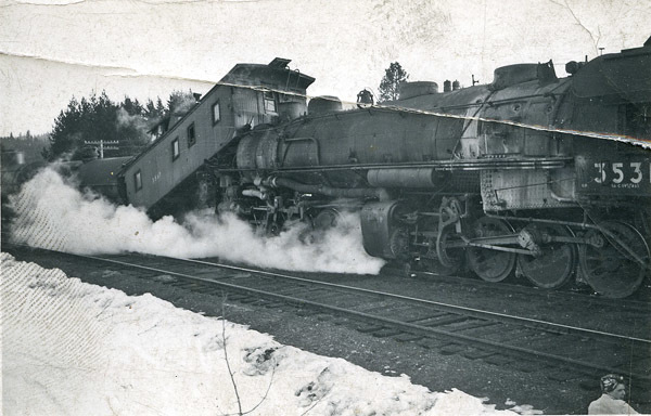 Train Wreck, Collision