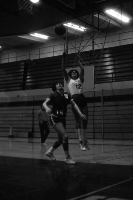 1981 Women's Basketball Action, January Home Game 13