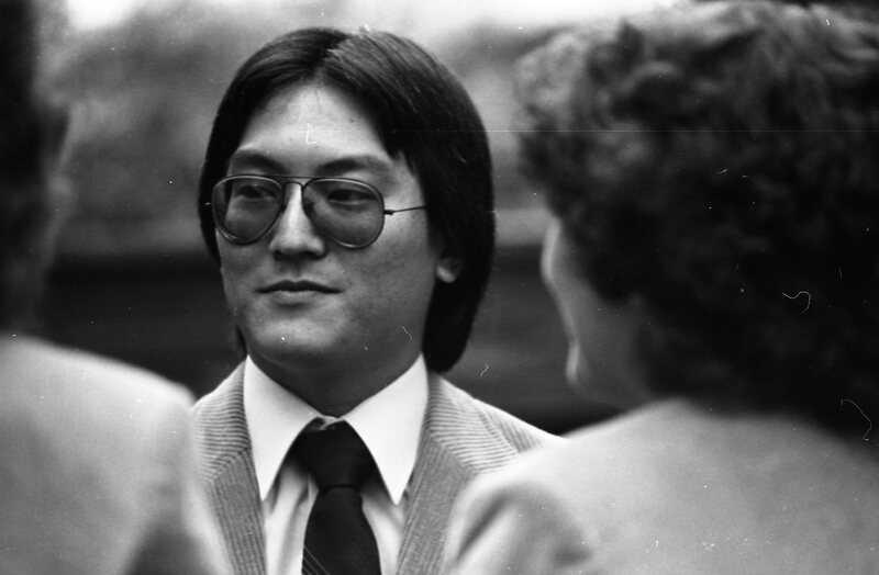 1985 Faculty Party at President Gilbert's House 06
