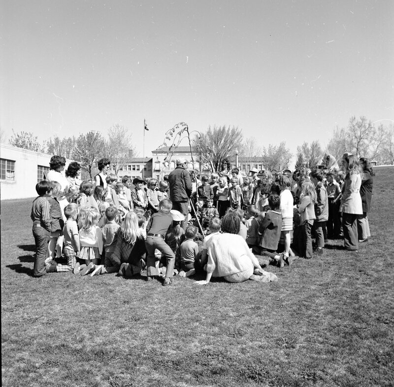 1972 Ackerman Elementary School, Tree Planting 05