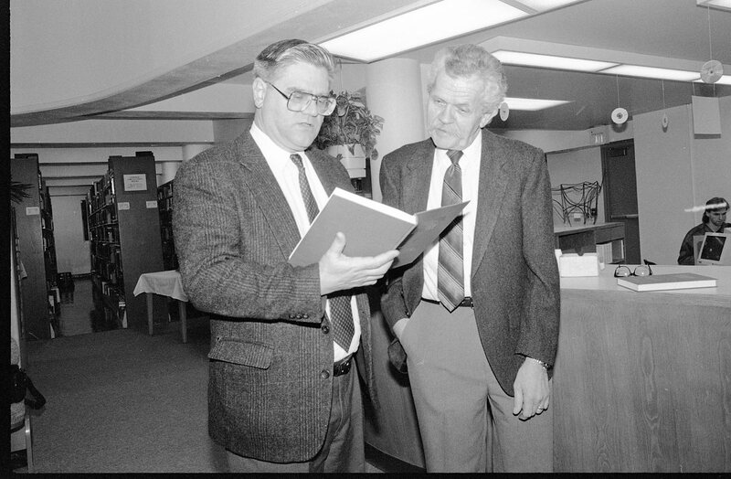 1991 Jack Evans, "Powerful Rockey" Book Signing 16