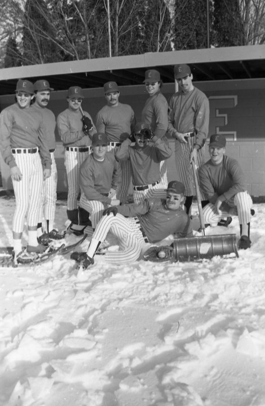1988 Baseball Players in Snow 03