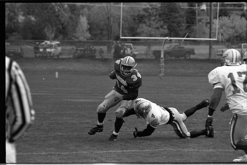 1991 Football Action, Western Oregon University at EOSC 12