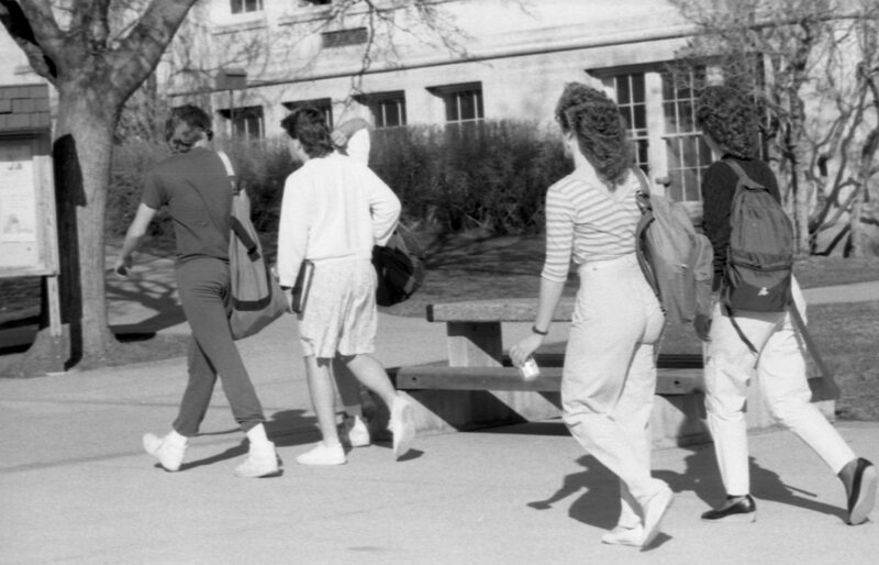 1986 Students, Outdoors in March 22