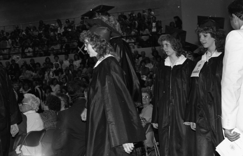 1984 Graduation, Graduates Walk 01