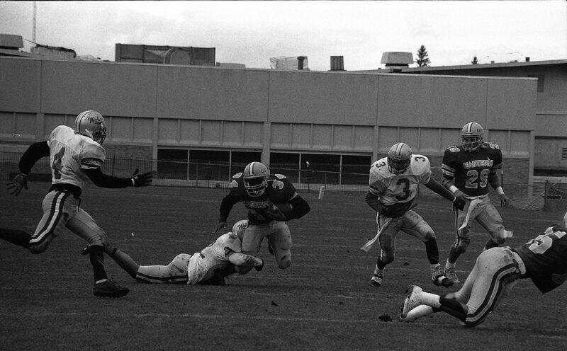 1991 Football Action, Western Oregon University at EOSC 07