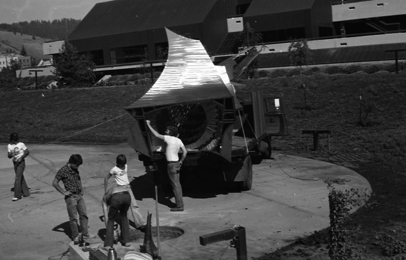 1981 Sculpture, Amphitheater Install 09