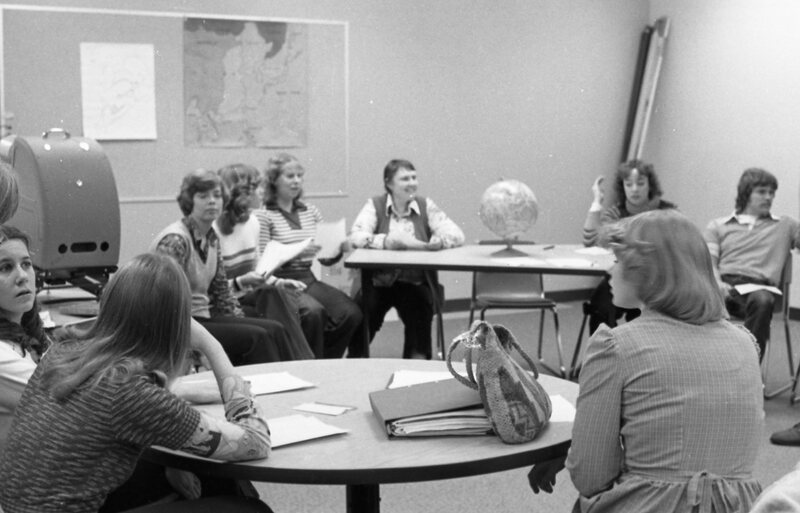 1978 Classroom, Ted Brown's Social Studies Methods Class 09