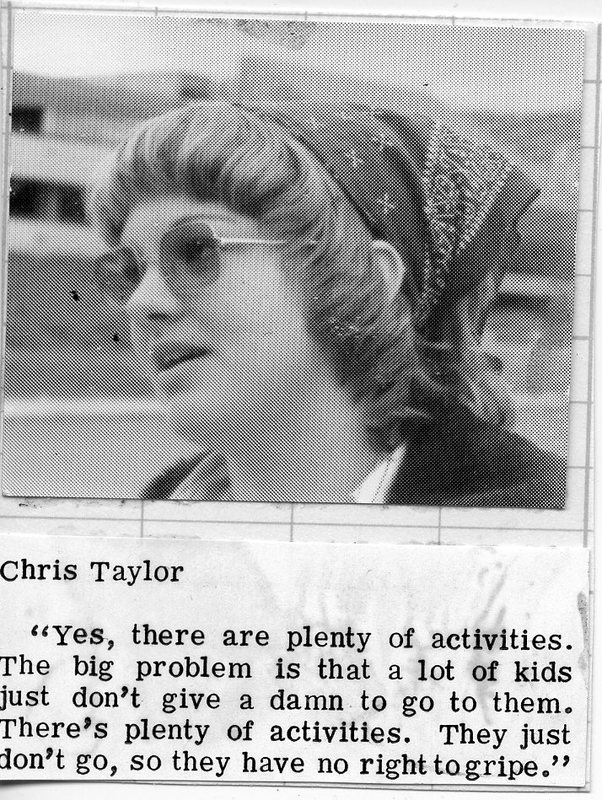 70's Student, Chris Taylor