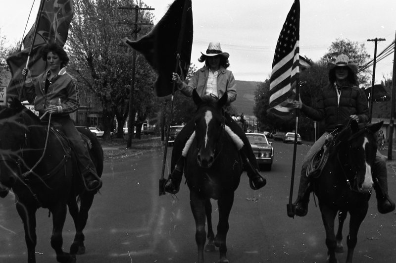 1980 Parade, Horses &amp; Flags 05