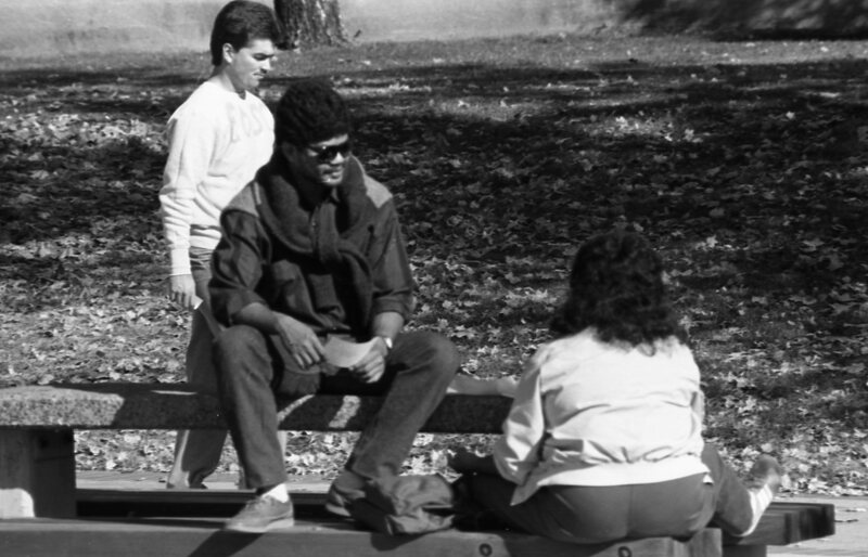 1985 Students, October Outdoor Candid Shots 05