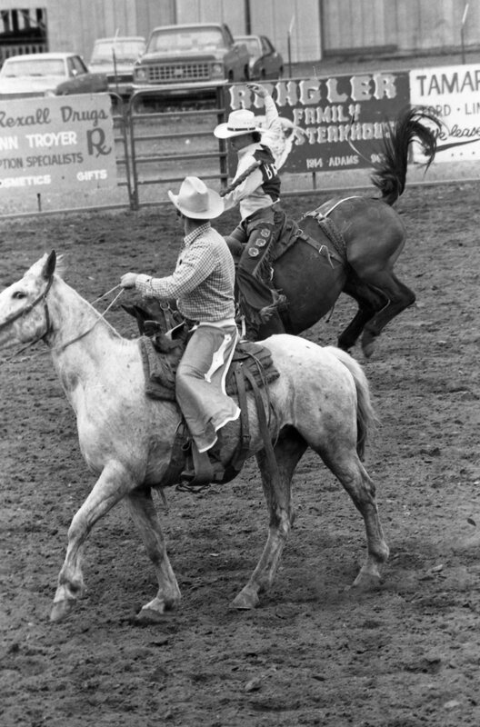 1986 Springfest, Rodeo Bronco Riding 10