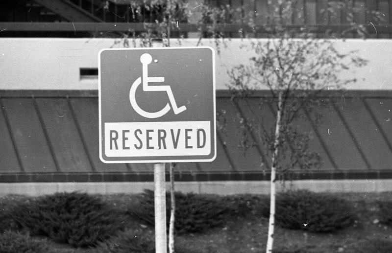 1980 Sign, Disabled Parking