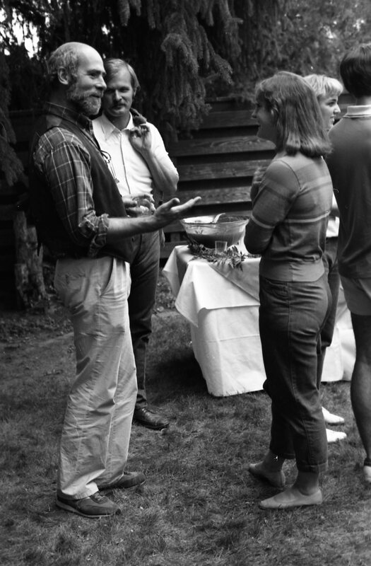 1984 Student Reception at President Gilbert's House 13